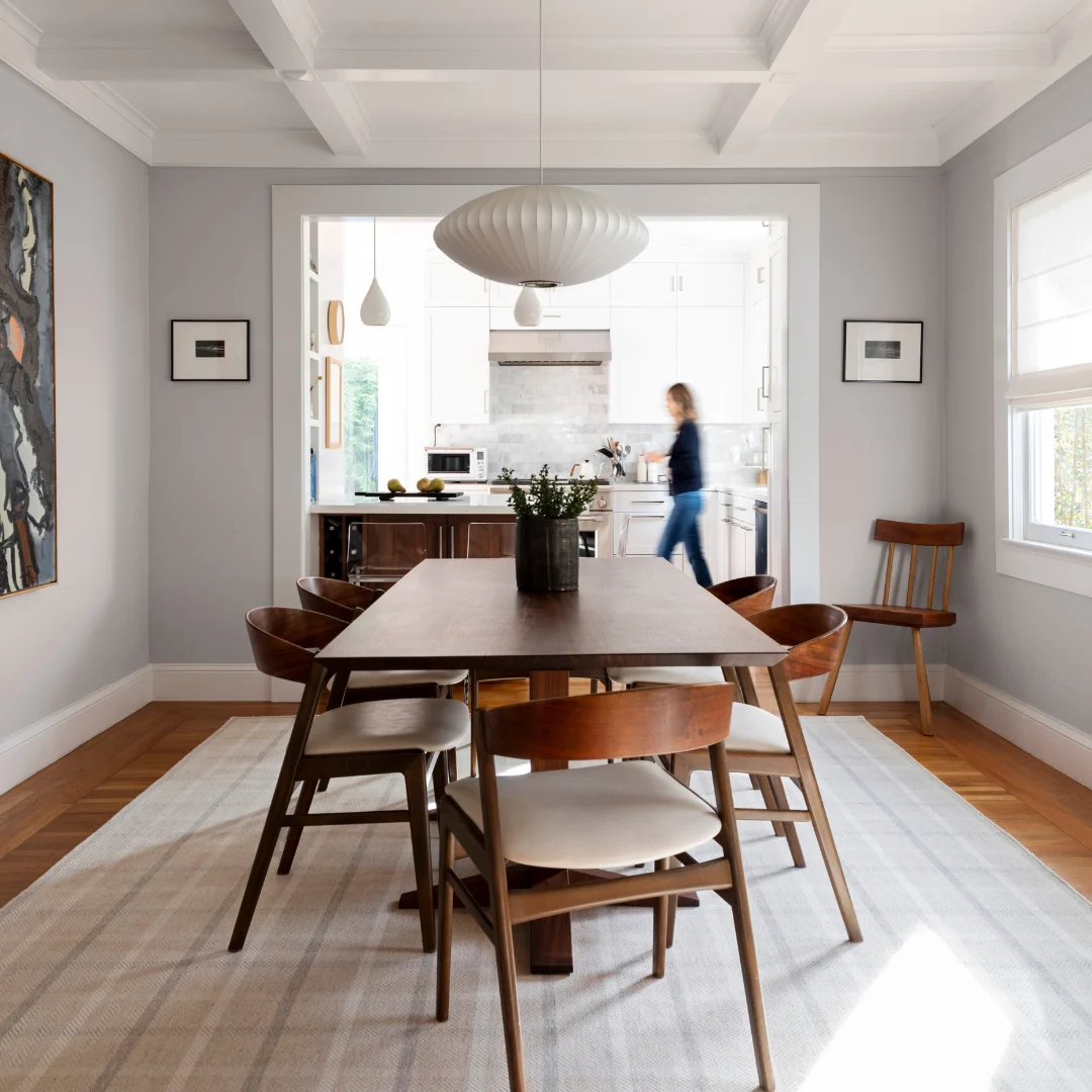 Dining Room With Rug