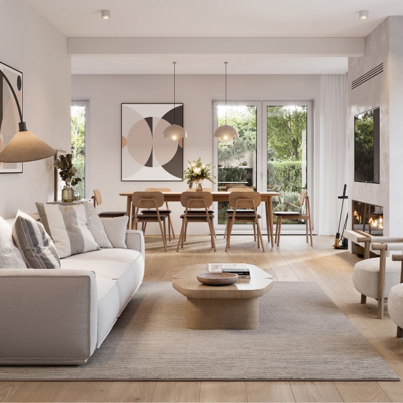 Neutral living room