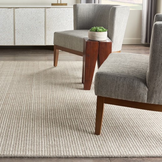 Custom Cosmo Taupe, 70% Wool, 30% Polyester Area Rug