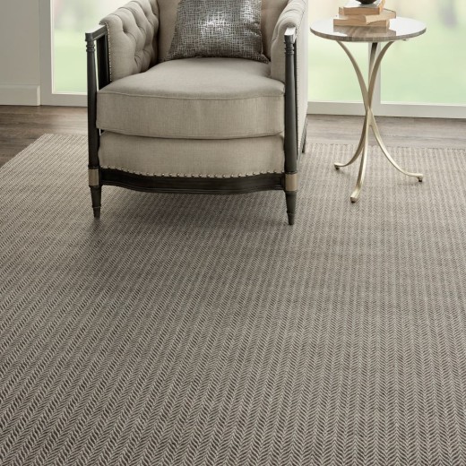 Custom Pacifica Ash, 30% Wool, 70% Polyester Area Rug