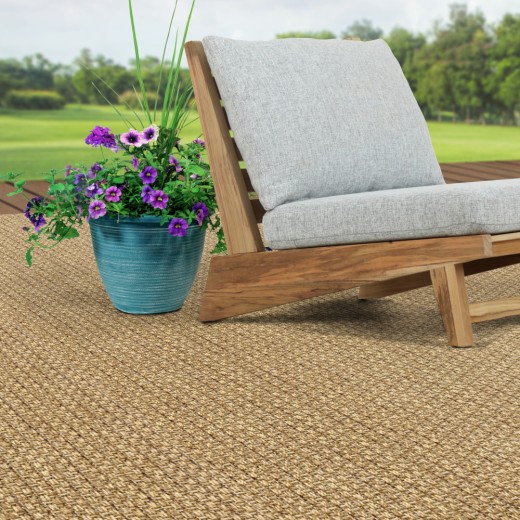 Custom Shoreline Heather Multi, 100% UV Stabilized Polypropylene Area Rug