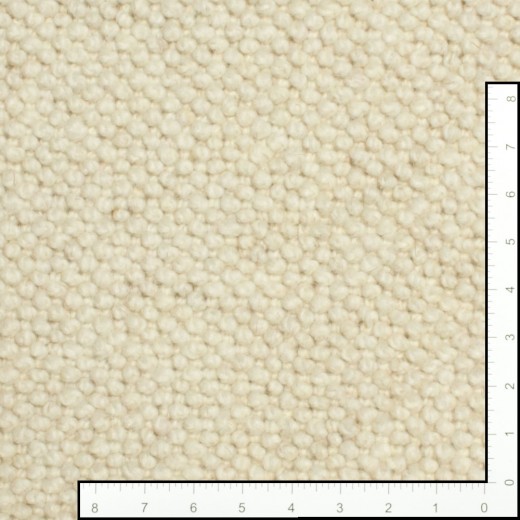 Custom Boucle Ivory, 50% DecoWool TM/50% Polyester Area Rug