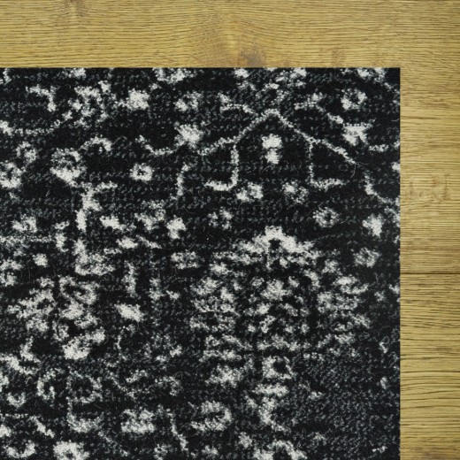 Custom Claudine Ebony, 100% New Zealand Wool Area Rug