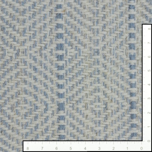 Custom Kariba Soft Sky, 100% Wool Area Rug