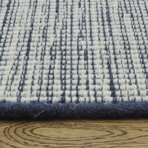 Custom La Paz Ocean, 38% wool, 27% polyester, 35% cotton Area Rug