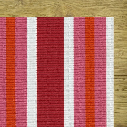 Custom Solstice Pink, 100% UV Treated Polyester Area Rug
