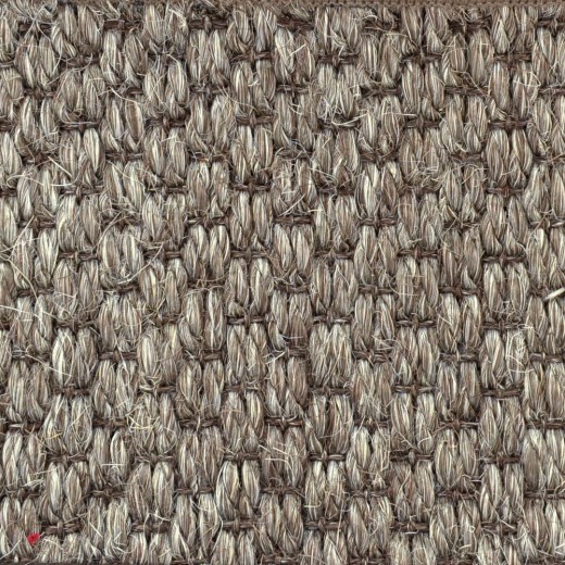 Custom Togo Silvered Grey, 100% Sisal Area Rug