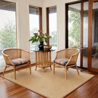 Custom Acacia Linen, 100% Sisal Area Rug