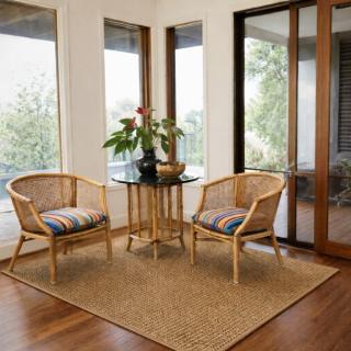 Custom Acacia Nutmeg, 100% Sisal Area Rug