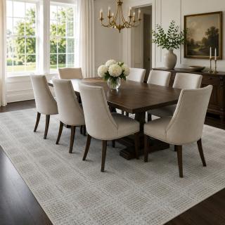 Custom Avalon Silver, 100% Undyed Natural Wool Area Rug
