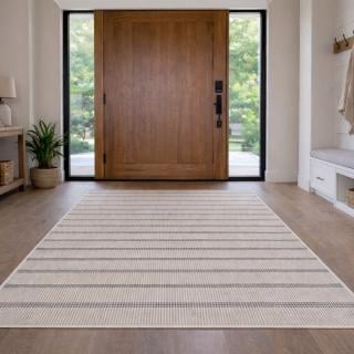 Custom Cloudscape Parchment, 100% Wool Area Rug