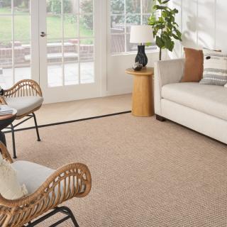 Custom Driftwood Sisal, 100% UV Stabilized Polypropylene Area Rug