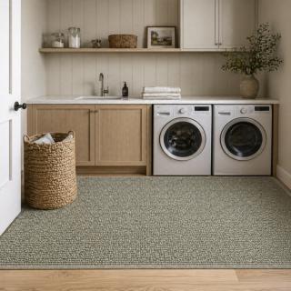 Custom Glade Silver, 80% Wool/20% Polysilk Area Rug