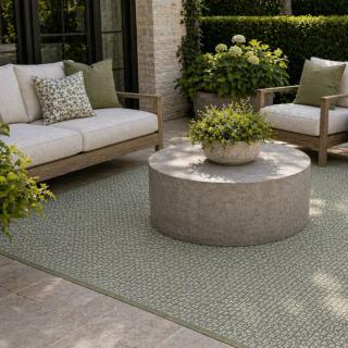 Custom Interlude Luminous Beige, 100% Polypropylene Area Rug