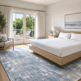 Custom Majesty Iced Mint, 100% Nylon Area Rug