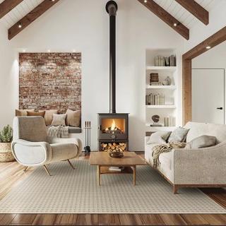 Custom Palisade Light Grey, 100% Wool Area Rug