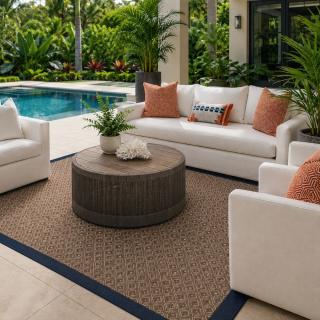 Custom Peak Luminous Beige, 100% Polypropylene Area Rug