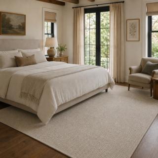Custom Perennial Natural, 100% Wool (undyed) Area Rug