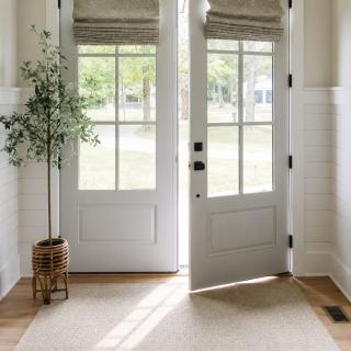 Custom Zircon Yucatan Sand, 100% Sisal Area Rug