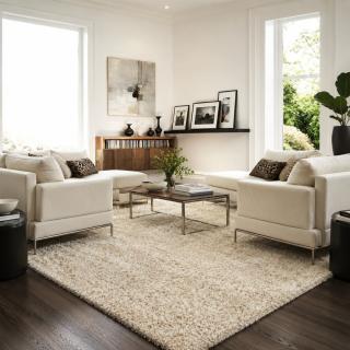 Custom Brightpath White Chocolate, 100% Polypropylene Area Rug