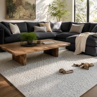 Custom Laurel Skydive, 55% Wool/45% Polysilk Area Rug