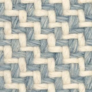 Custom Terrace Azul Frost, 100% Wool Area Rug