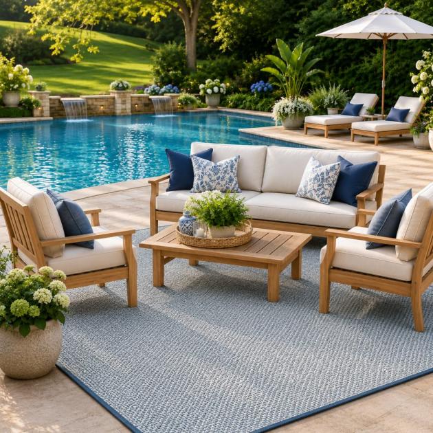 Stanza Palermo Pesto Custom Area Rug