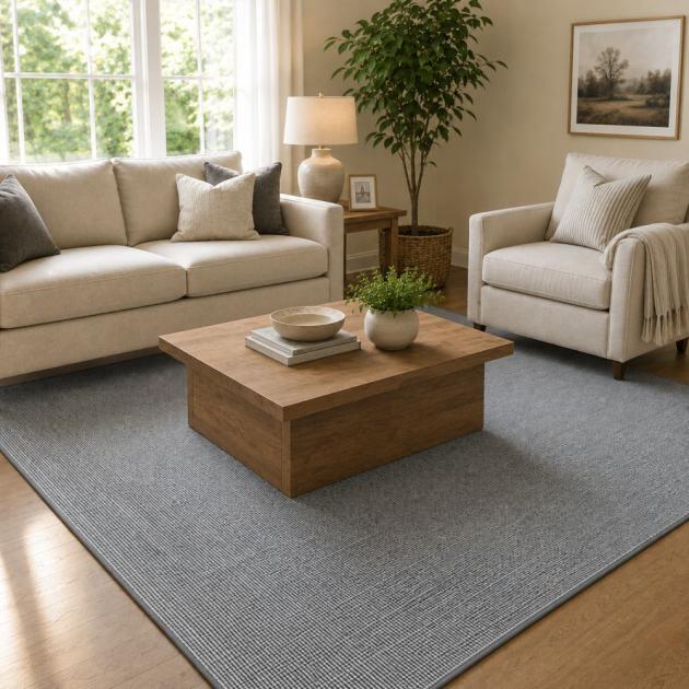 Crossroad Light Brown Custom Area Rug