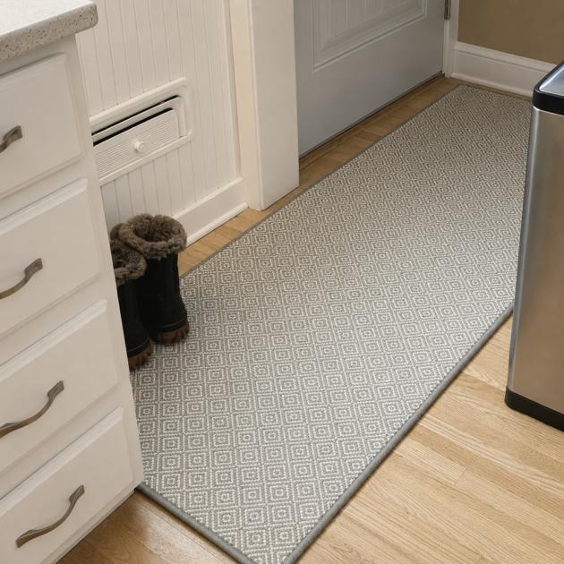Morning Path Seaport Blue Custom Area Rug