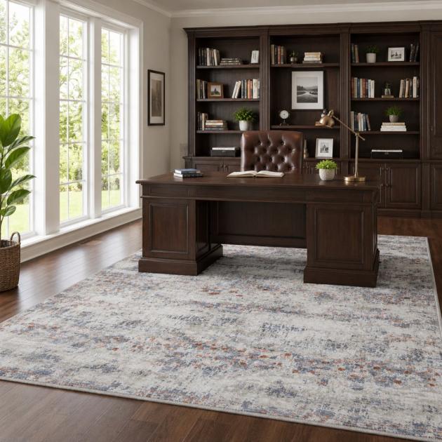 Mesa Steel Blue Custom Area Rug