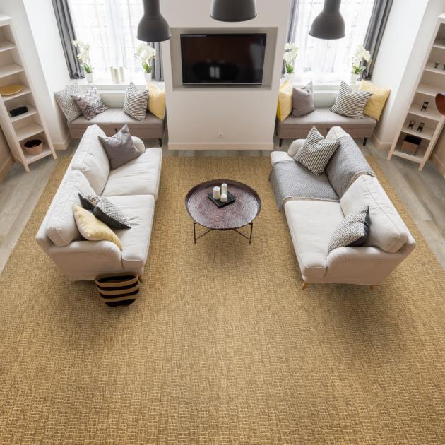 Seabreeze Heather Grey Custom Area Rug