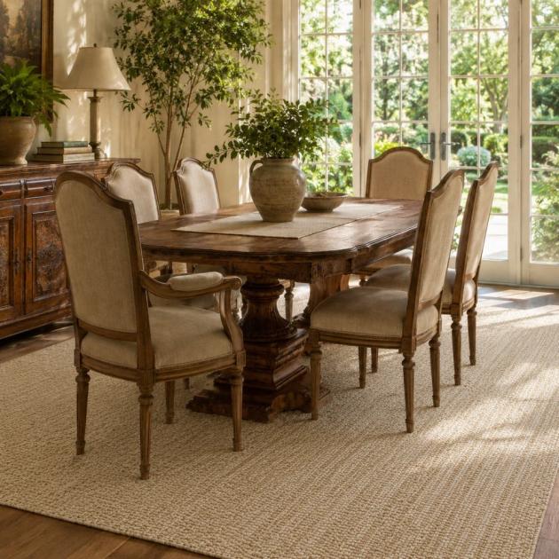 Everwood Sea Silver Custom Area Rug